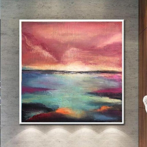 Buy Original Sea Painting Colorful Landscape Acrylic Painting Extremely Unique Painting Landscape Abstract | MAGICAL DREAM online shopping cheap