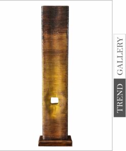 Original Wood Figurine Abstract Square Creative Modern Sculpture Table Decor Wood Desktop Art | HONEY TOWER 27"x5"