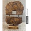 Buy Original Wood Square Sculpture Creative Table Statue Abstract Wood Decor for Desktop | TREASURES OF BYZANTIUM 20"x13" online shopping cheap