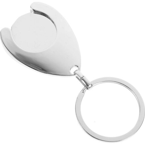 Buy Ornaments Shopping Trolley Key Ring Decor Chain Rings Supplies Blank Token Pendant Keychain Keyrings online shopping cheap
