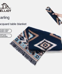 Outdoor Camping Darling Jacquard Table Blanket Cloth Thickened Moisture-proof Mat Rectangular Cotton Tablecloth