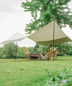 Outdoor Camping Rain Proof Beach Sun Shade TentOctagonal Large Canopy Shade Sun Shade Shed Camping Sun