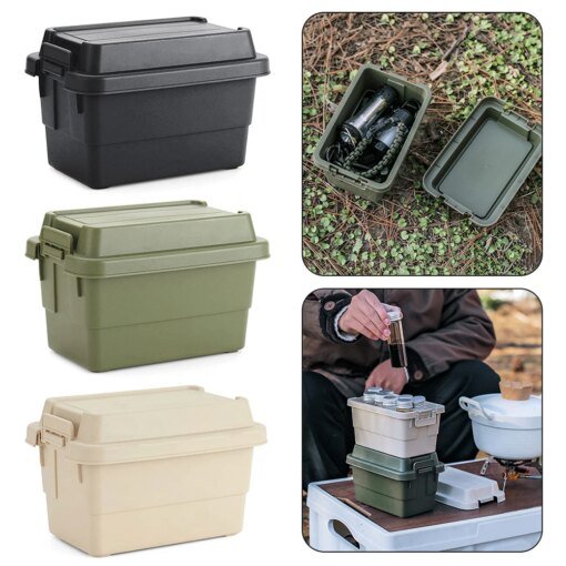 Buy Outdoor Camping Storage Box Desktop Seasoning Bottle Storage Box Travel Barbecue Small Toolbox Plastic Picnic Storage Case 캠핑박스 online shopping cheap