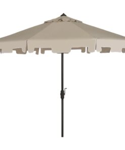 Outdoor Collection Zimmerman Crank Market Umbrella with Flap