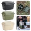 Outdoor Portable Camping Mini Storage Box Desktop Seasoning Bottle Storage Box Travel Barbecue Small Toolbox Plastic Storage