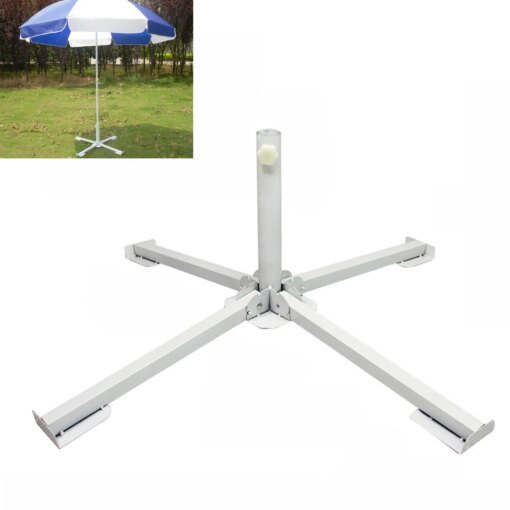 Buy Outdoor Sturdy Parasol Base Umbrella Stand /Umbrella Base Stand /Folding cross Garden Parasol Base/Folded Umbrella Sitting Base online shopping cheap