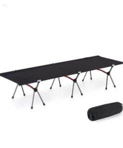 Outdoor Ultralight Portable Folding Single Person Bed Lunch Sleeping High and Lower Can Be AdjustOffice Simple Picnic Camp Cot