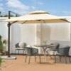 Buy Outdoor umbrellas courtyard umbrellas open-air villa garden Roman umbrellas outdoor stalls large outdoor umbrellas large sun umb online shopping cheap