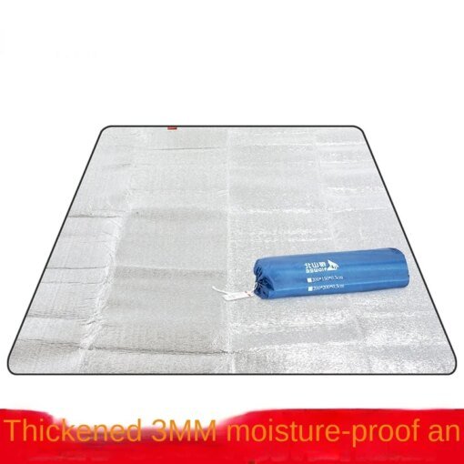 Buy Outing Picnic Mat Tent Aluminum Foil Waterproof Mat Accessories 200x200 Double-sided Wild Camping Family online shopping cheap