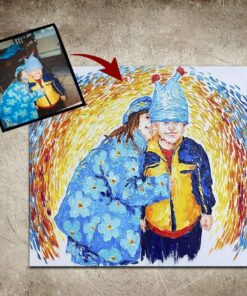 Oversize Wall Art Abstract Wall Art Colorful Paintings On Canvas Modern Human Wall Art Oil Painting Original Art Wall Decor | LOVE FROM THE BEGINNING