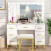 Buy PAKASEPT Vanity Set with Lighted Mirror