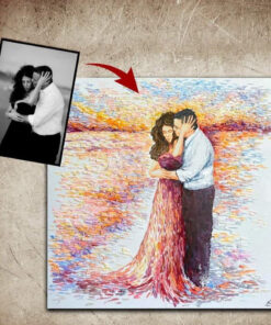 Painting From Photo People Canvas From Photo Wedding Family Photo On Canvas | CUSTOM PORTRAIT