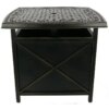 Buy Patio Cast- Side Table and Umbrella Stand with