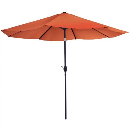 Buy Patio Umbrella with Easy Crank and Auto Tilt Outdoor Table Umbrella 10 ft online shopping cheap