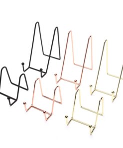 Plate Display Stand Picture Easel Metal Plate Stands Holder Display