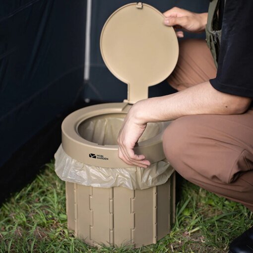 Buy Portable Folding Toilet Commode Potty Car Travel Emergency Integrated Toilet Bucket Self-driving Outdoor Camping Toilet Seat online shopping cheap