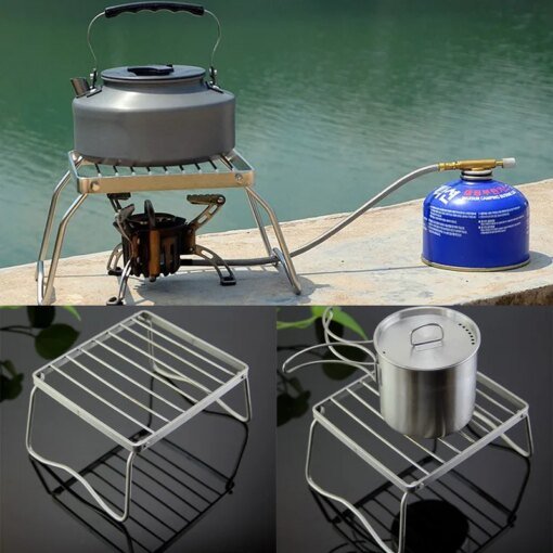 Buy Portable Mini Pocket BBQ Grill Stainless Steel BBQ Grill Folding Grill Barbecue Accessories for Home Park Use for Park Camping online shopping cheap