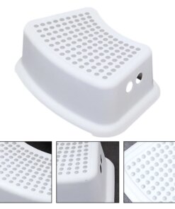 Portable Stools Adults Children’s Non-slip Footstool Training Bench White Toddler