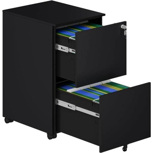 Buy Pre-Assembled Vertical Metal File Cabinet Filing Cabinets for Documents Free Shipping Mobile File Cabinet With Lock Files Office online shopping cheap