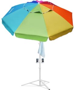 Premium Portable Umbrella, 6.5ft Lightweight Sports Umbrella for Sporting Games, Adjustable Instant Sun Protection Easy to Carry