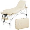 Buy Professional Premium 84" 3-Section Portable Massage Table with Adjustable Backrest