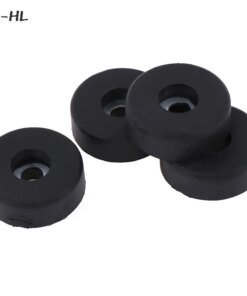 Promotion! Rubber Bumper Universal Tape Rubber Pad Feet Bumper Washer Black 4Pcs