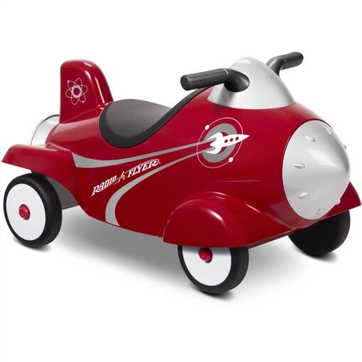 Buy RD Flyer Retro Rocket Foot-to-Floor Ride-On with Lights & Sounds online shopping cheap