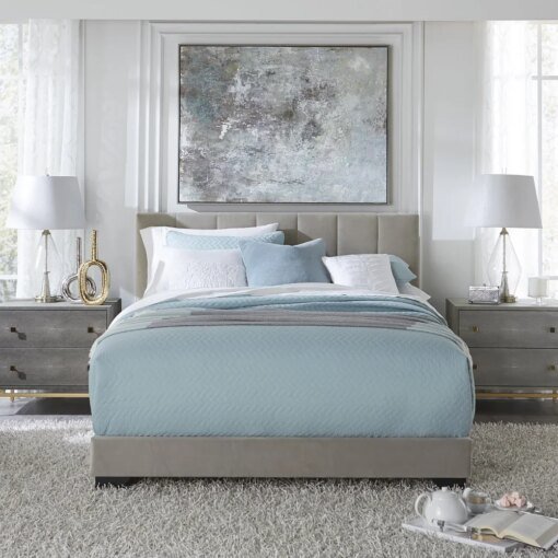 Buy Reece Channel Stitched Upholstered Queen Bed
