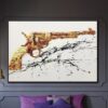 Buy Revolver Abstract Artwork Large Pop Art Painting Revolver Oil Painting | GRANDPA'S RARITY online shopping cheap