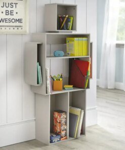 Robot Shaped Bookshelf, Robot Gray Color