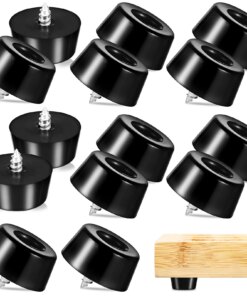 Rubber Feet Cutting Board Screw Furniture Fastener Tools Bumper Non Slip Chairs Leg Black