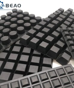 Rubber Feet Self-adhesive Furniture Pads Protectors Shock Absorber Feet Pad Vibration Absorption Rubber Anti-shock Round/Square