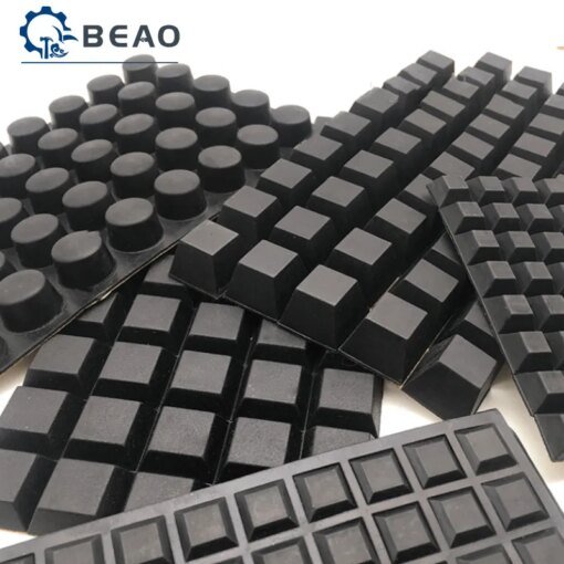 Buy Rubber Feet Self-adhesive Furniture Pads Protectors Shock Absorber Feet Pad Vibration Absorption Rubber Anti-shock Round/Square online shopping cheap