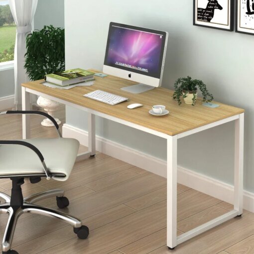 Buy SHW Home Office 55-Inch Large Computer Desk