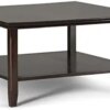 Buy SOLID WOOD 60 inch Wide Transitional Modern Wide Console Sofa Entryway Table in Brunette Brown with Storage