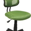 Buy Series Mesh Back Armless Task Chair with Padded Fabric Seat and 360 Degree Swivel