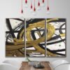Buy Set of Oversized Paintings Canvas Abstract Black And White Wall Art | LOOP OF INFINITY online shopping cheap