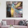 Buy Shades of Purple Oil Painting Wall Art Home Deco Original Painting on Canvas Hotel Large Picture Modern Abstract Art Acrylic Painting | GOLD LAKE online shopping cheap