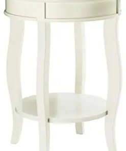 Side Table, Antique White, One Size