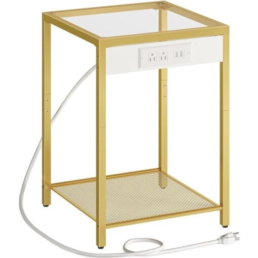 Buy Side Table with Charging Station