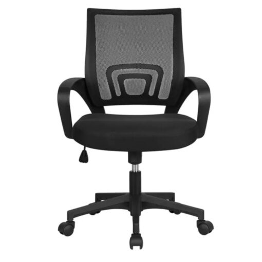Buy Smile Mart Adjustable Mid Back Mesh Swivel Office Chair with Armrests