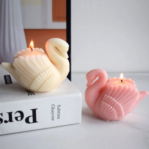 Buy Soap Making Mold Resin Casting Mold Silicone Candle Mold Swan Candle Mold Animal Shaped Candle Mold online shopping cheap