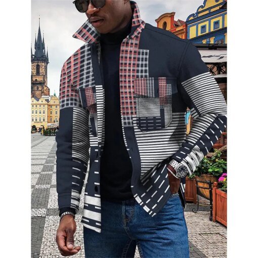 Buy Spring And Winter Mens Single Breasted Suit Coat Jackets High Quality Slim Fit Casual Blazer Vintage Men Blazer Top Houndstooth online shopping cheap