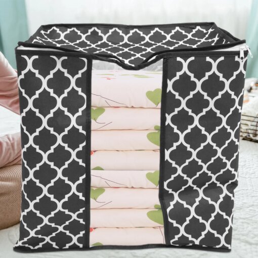 Buy Storage Bag Bedding For Quilt Household Bags Portable Moving Foldable Cloth Comforter Home Clothes With Zipper online shopping cheap