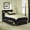 Buy Storage Bed with Bookcase Headboard