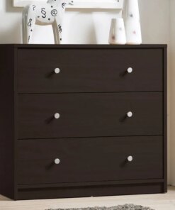 Studio 3 Drawer Dresser, Coffee