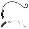 Swivel Plant Hanger Heavy Duty Plant Hanger Hook Outdoor Bird Feeder Bracket For Flower Basket Wind Chime Lantern Wall Plant