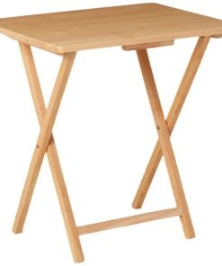 Buy TV Tray Table Natural 19 x 15 x 26 Inch online shopping cheap