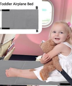 Travel Airplane Bed Baby Pedals Bed Portable Foot Rest Hammock Kids Bed Airplane Seat Extender Leg Rest For Business Traveling
