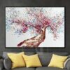 Buy Tree Canvas Painting Sakura Tree Abstract Art Abstract Tree Artwork Tree Painting | CHERRY BLOSSOMS online shopping cheap
